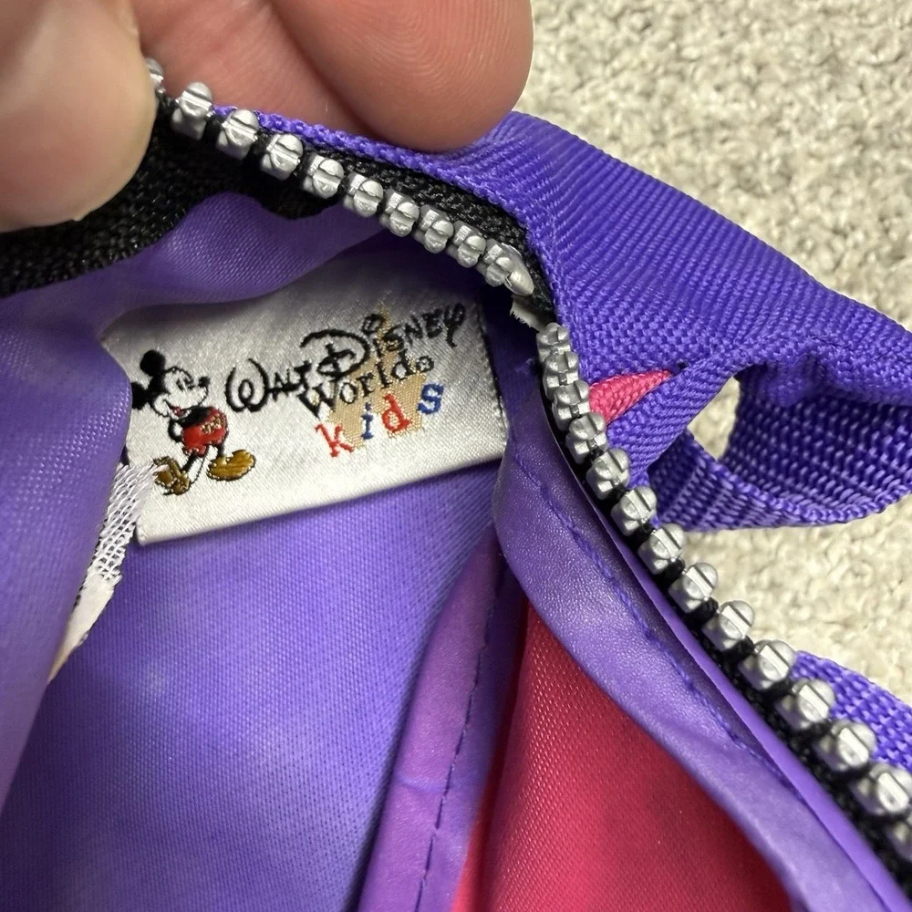 Walt Disney World Kids Minnie Mouse Fanny Pack Hip Bag Purple/Pink adjustable
